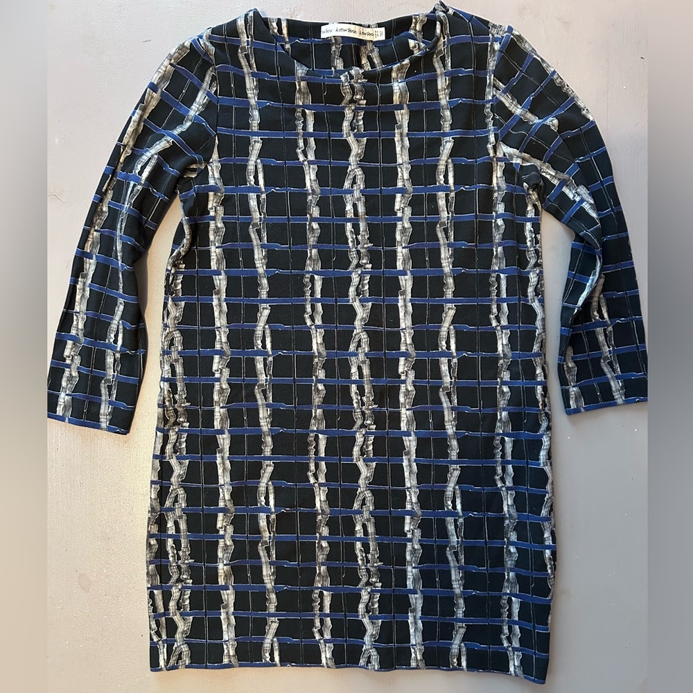 Chic Plaid Long Sleeve Dress
